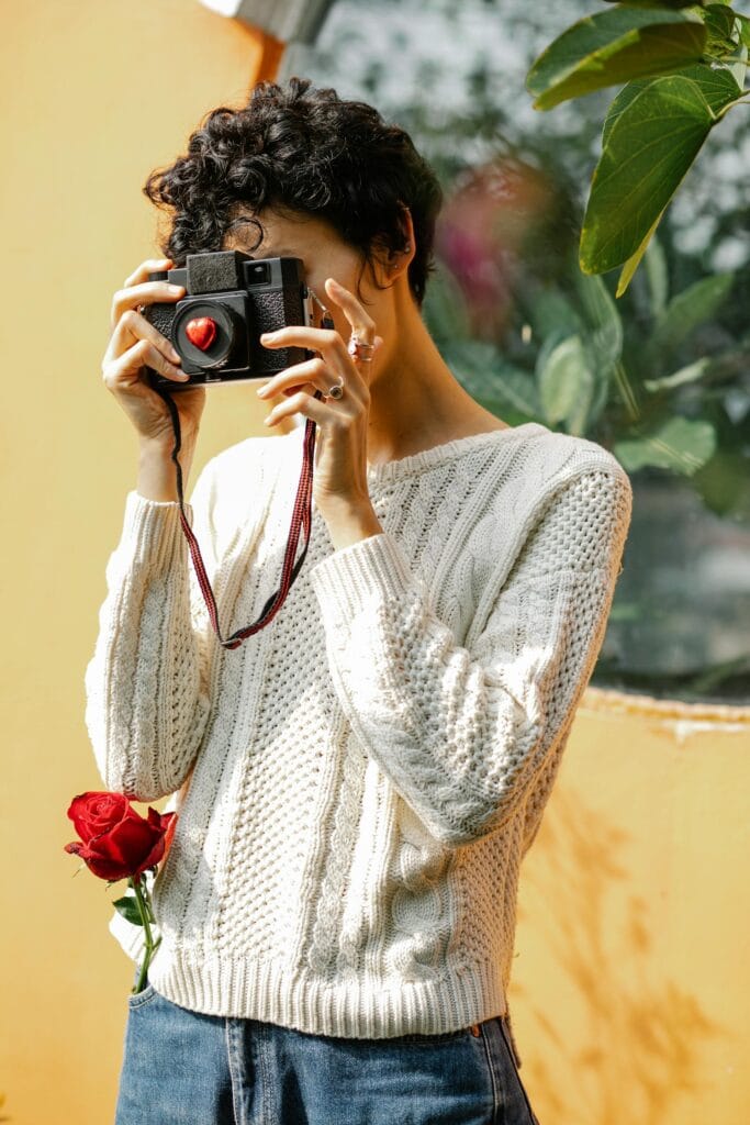 How To Unblock Creativity: A Woman Practicing Photography.