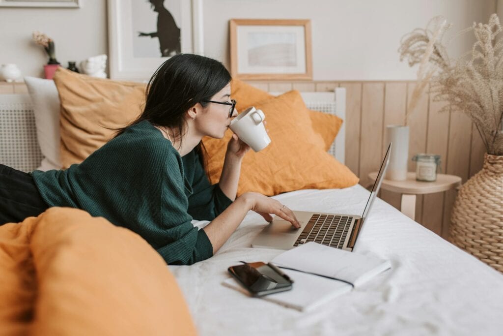 Why Is Balance In Life Important: A Woman Working From Home