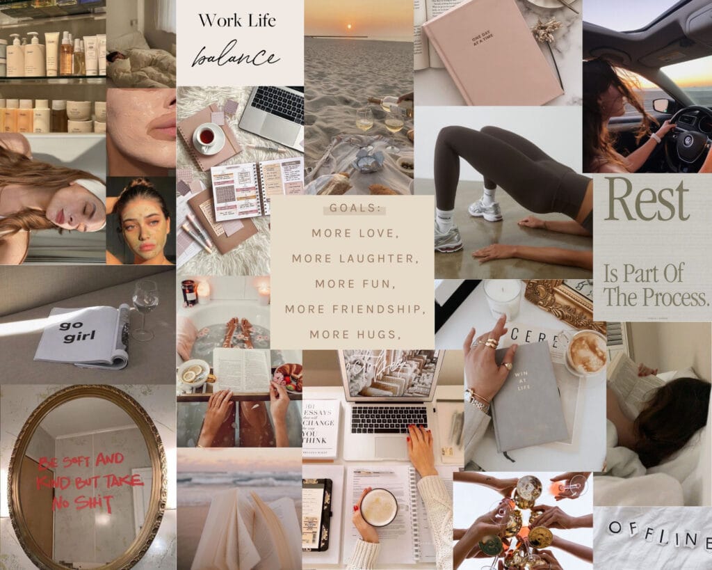 Simone's vision board - How To Make A Vision Board: Step-By-Step Guide